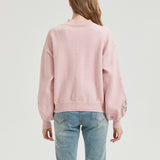 Strawberry Milk Embroidered Knit Cardigan Nichesou