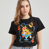 Dessert Wounded Bunny Cropped T-shirt Nichesou