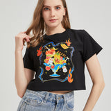 Dessert Wounded Bunny Cropped T-shirt Nichesou