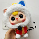 Baby Three Lucky Cat Large Zipper Plush Blind Box