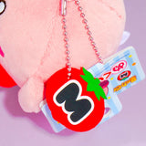 Kirby Maxim Tomato Fabric SQUISHY Plush Charm