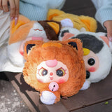 Baby Three Lucky Cat Large Zipper Plush Blind Box