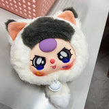 Baby Three Lucky Cat Large Zipper Plush Blind Box