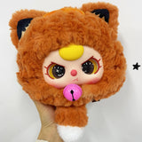 Baby Three Lucky Cat Large Zipper Plush Blind Box