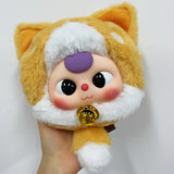 Baby Three Lucky Cat Large Zipper Plush Blind Box