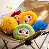 Baby Three Orchard Fruit Zipper Bag Plush Blind Box
