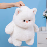 Chubby Meow Meow Baby Cat Fluffy Plush 13.8"