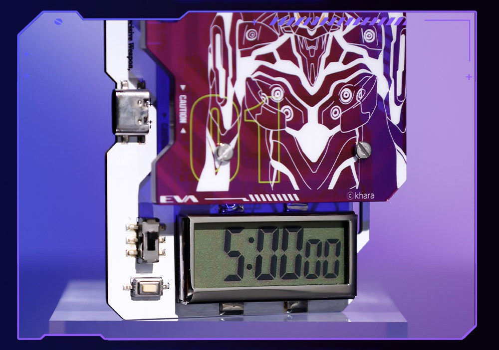Evangelion RE:CORD Battle Counting Down Keychain