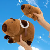 Capybara Baby and Father in Saddle Plush 15.8in