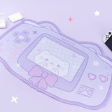 Purple Gaming Cat Keyboard Gaming Mouse Pad