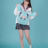 Hatsune Miku Moeyu Heart Ita Plush Backpack OFFICIAL