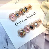 Chic Chic Crystal Handmade Faux Nail Set