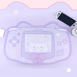 Purple Gaming Cat Keyboard Gaming Mouse Pad