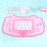 Pink Gaming Cat Keyboard Gaming Mouse Pad