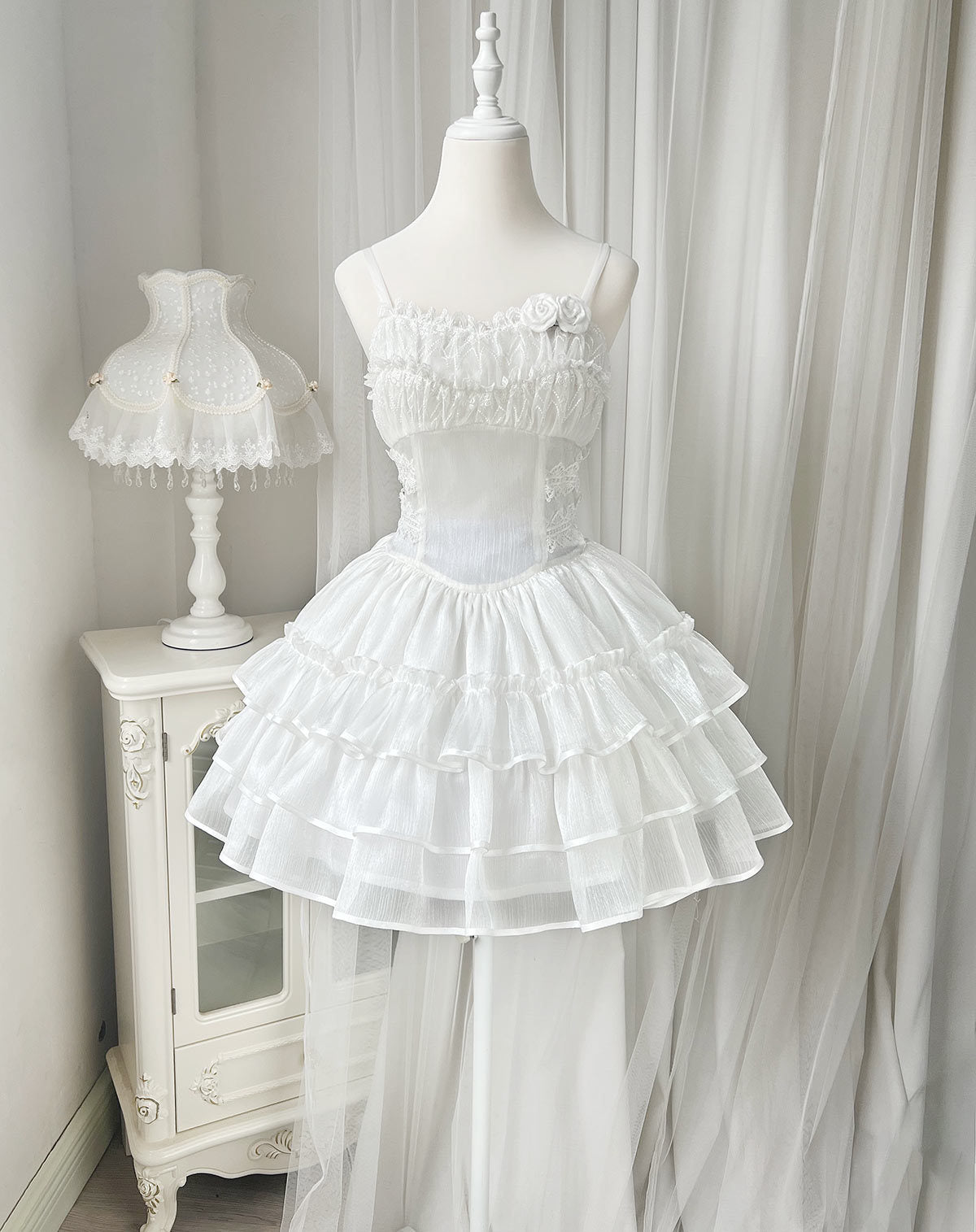 white lolita dress - Classic Lolita Feature Angel Assembly Lolita Dress
