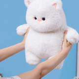 Chubby Meow Meow Baby Cat Fluffy Plush 13.8"