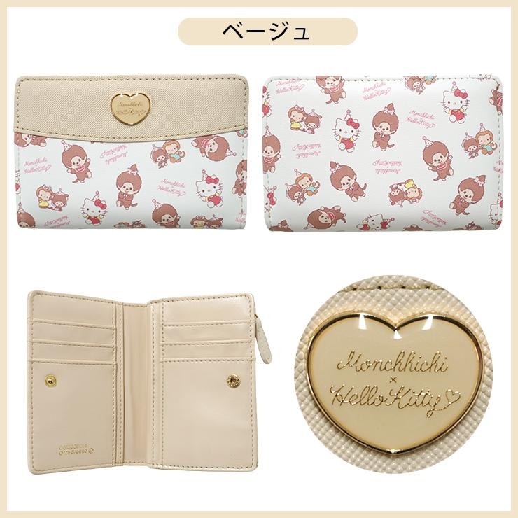 Hello Kitty x Monchhichi L-zip Bifold Wallet