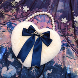 Lolita Love Heart Plush Hand Bag