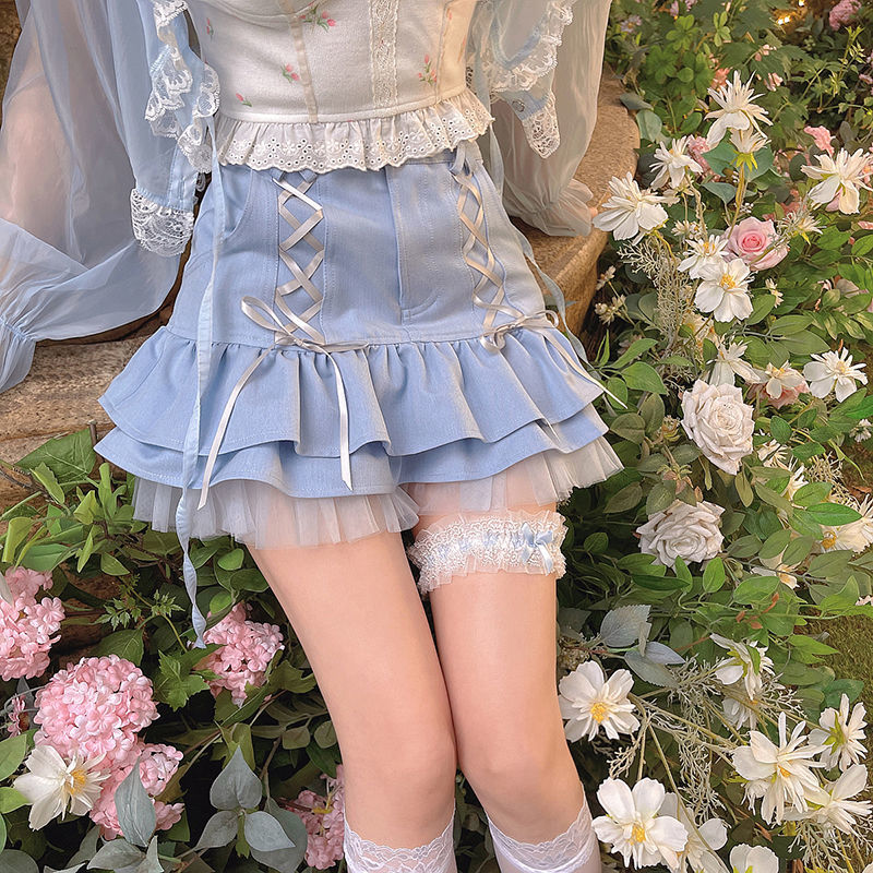 Kawaii Mini Lace Lolita Skirt