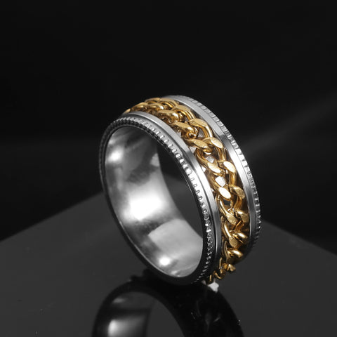 Stainless Steel Fidget Ring