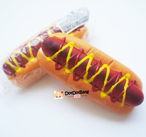 Japan Licensed RARE Big Hot Dog Squishy